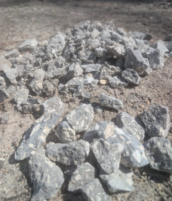 Natural crushed concrete